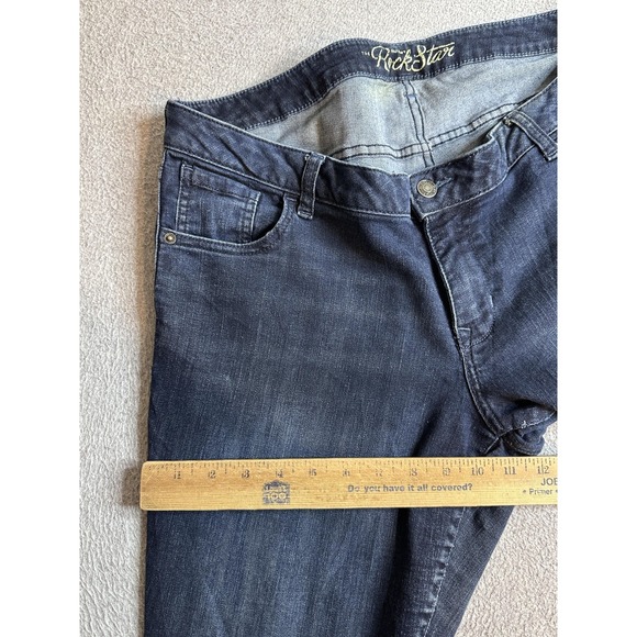 Old Navy The Rockstar Skinny Jeans Womens 18 Blue Medium Wash Stretch Denim - Picture 5 of 14